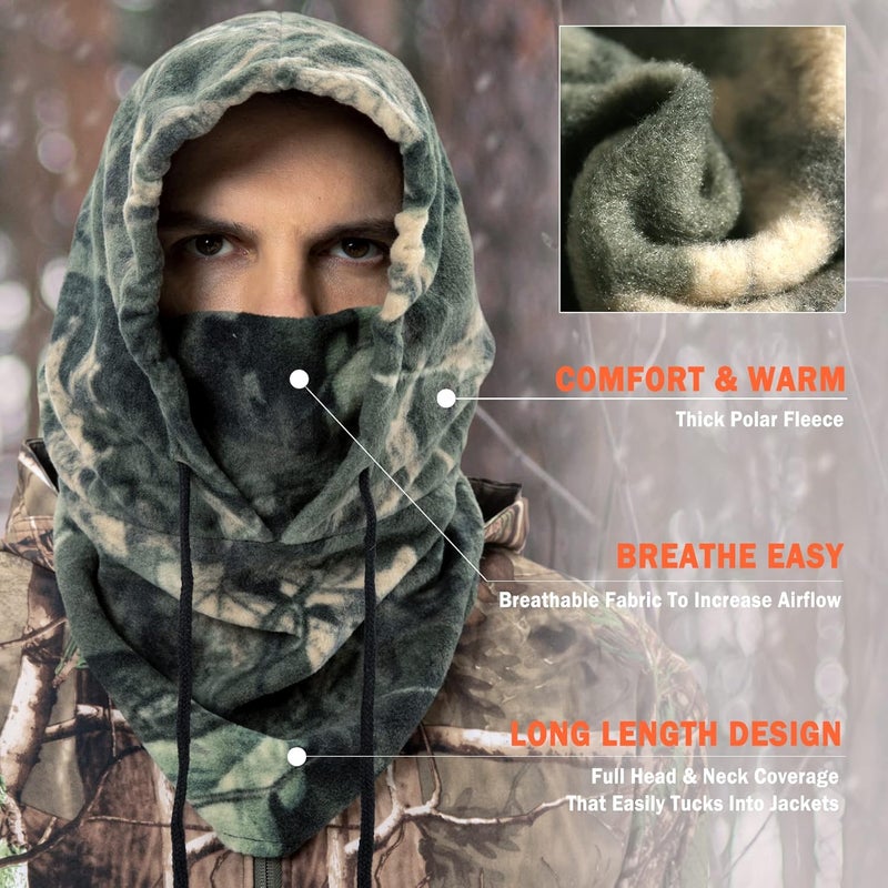 Your Choice Hunting Face Mask, Camo Balaclava Face Mask for Cold Weather, Hunting Gear Gifts for Men Women - Image 2